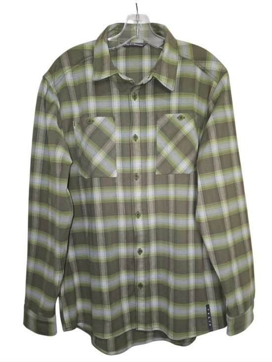 Sitka Gear Other - Sitka Gear Riser Flannel Plaid Work Shirt Covert Green Men's Large Long Sleeve
